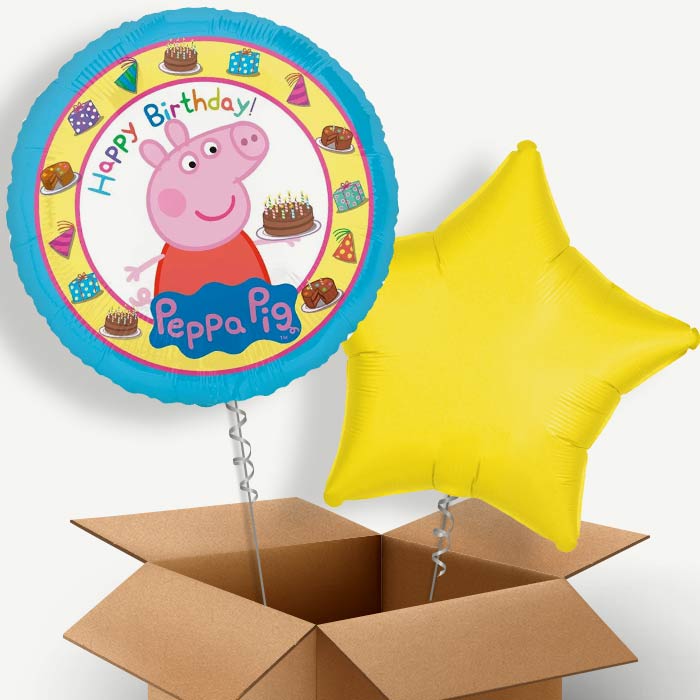 Peppa Pig Birthday Helium Balloon Two | Party Save Smile
