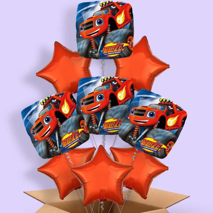 Blaze and the Monster Machines Helium Balloon in a Box - 9 Balloon | Party Save Smile
