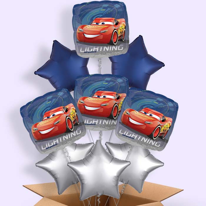 Disney Cars Helium Balloons In a Box - 9 Balloon | Party Save Smile