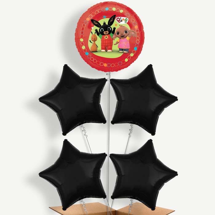 Bing Balloon Cluster Inflated with Helium | Party Save Smile