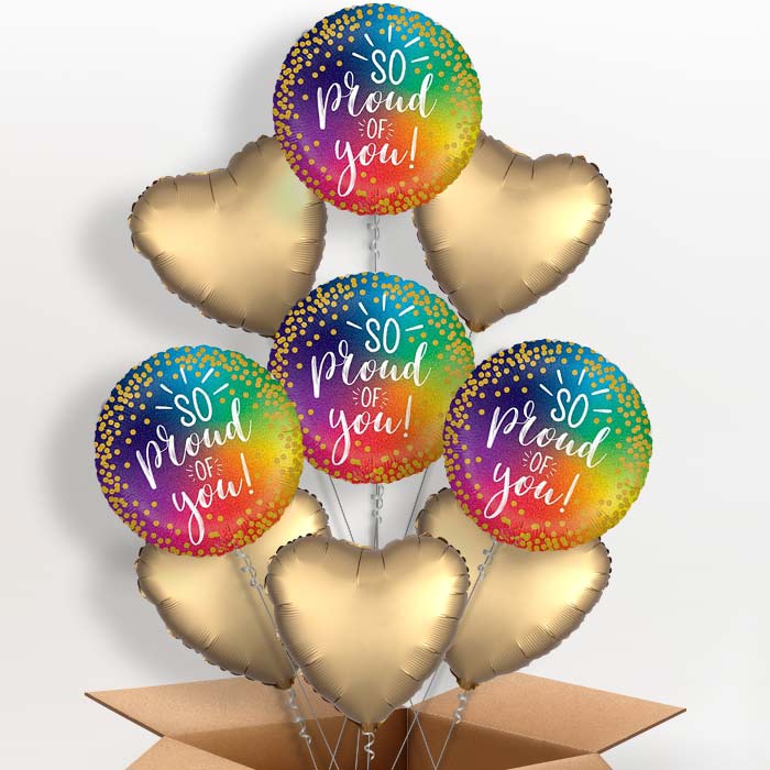 So Proud of You Helium Balloon in a Box - 9 Balloon | Party Save Smile