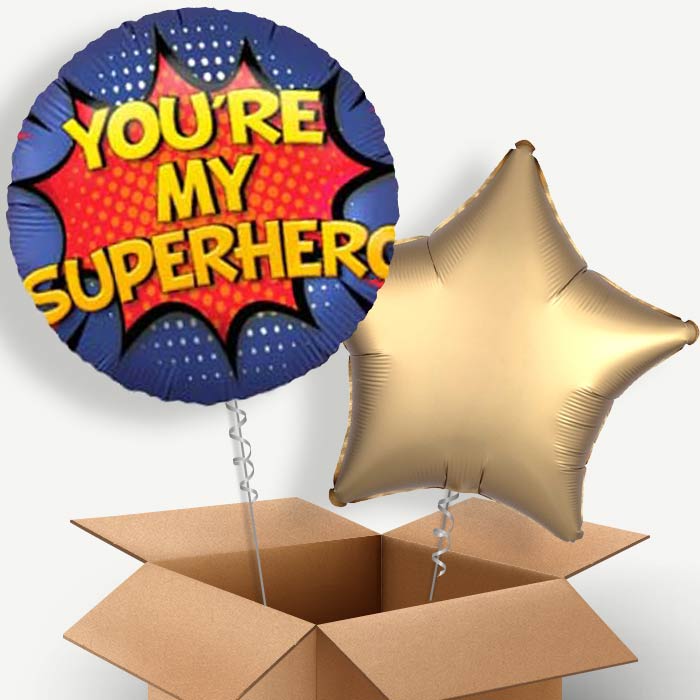 You're my Superhero Helium Balloon Two | Party Save Smile