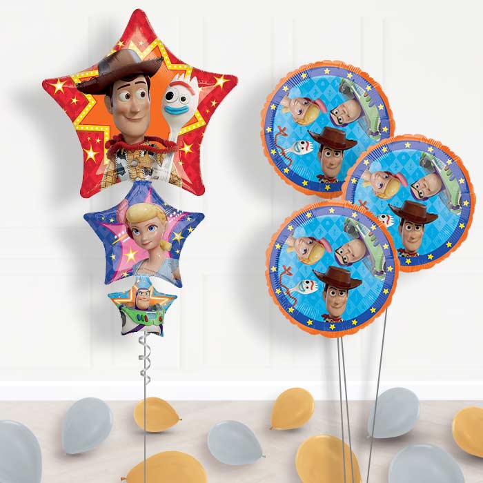 Woody Toy Story Inflated Helium Balloons Delivered - Themed Bouquet and Latex | Party Save Smile