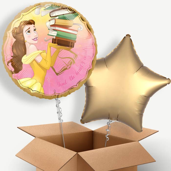 Princess Belle Helium Balloon Couple | Party Save Smile