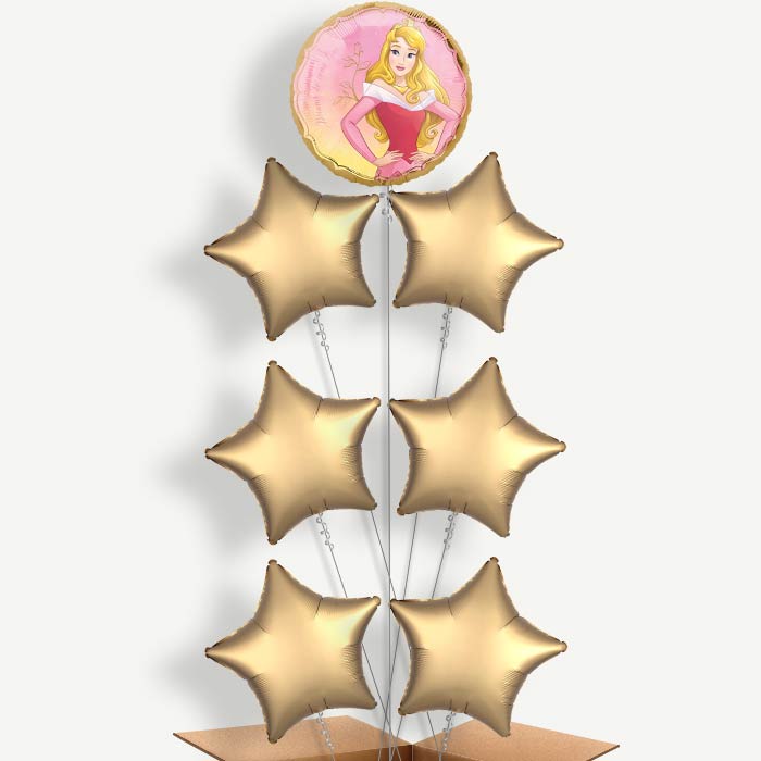 Aurora Sleeping Beauty Helium Balloon Arrangement | Party Save Smile