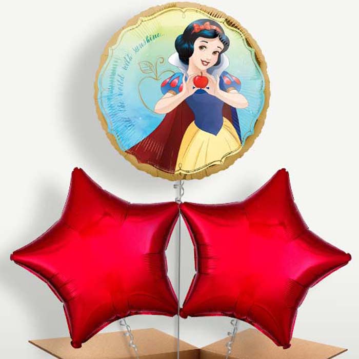 Snow Whites Helium Bunch of Balloons | Party Save Smile