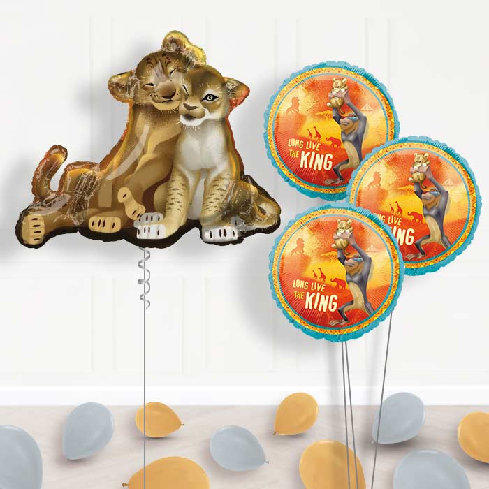 Lion King Balloon Bouquet in a Box - Simba - Themed Bouquet and Latex | Party Save Smile