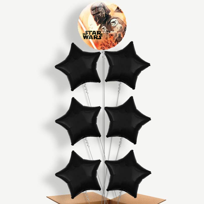 Star Wars Skywalker Balloon Arrangement Inflated with Helium | Party Save Smile