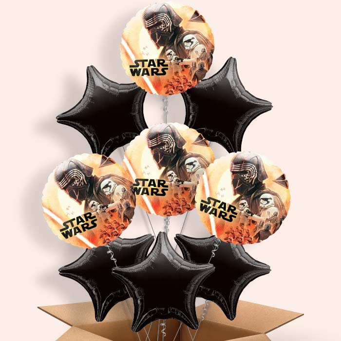 Star Wars Skywalker Helium Balloons Delivered - 9 Balloon | Party Save Smile