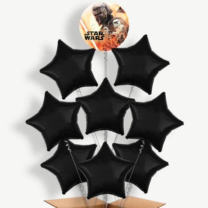 Star Wars Skywalker Balloon Bundle Inflated with Helium | Party Save Smile