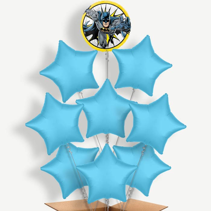 Batman Balloon Bundle Inflated with Helium | Party Save Smile