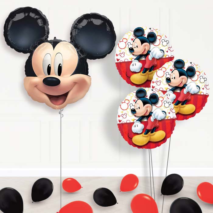 Mickey Mouse Balloon Display Bouquet in a Box - Themed Bouquet and Latex | Party Save Smile