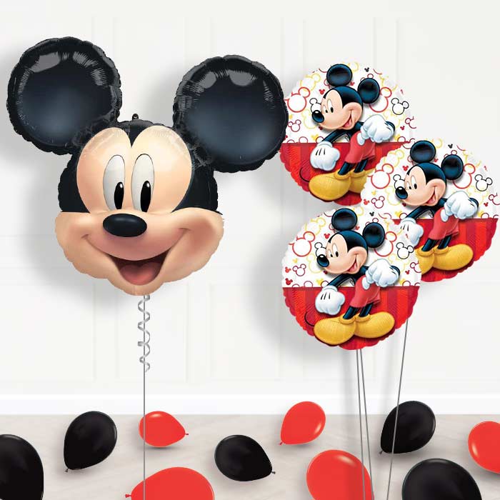 Mickey Mouse Balloon Display Bouquet in a Box - Themed Bouquet and Latex | Party Save Smile