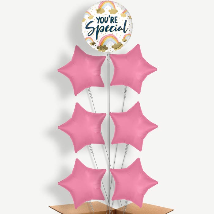 You're Special Rainbow Helium Balloon Arrangement | Party Save Smile