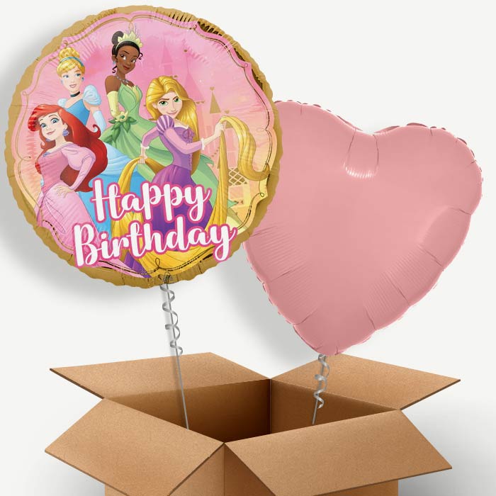 Disney Princess Birthday Helium Balloon Duo | Party Save Smile
