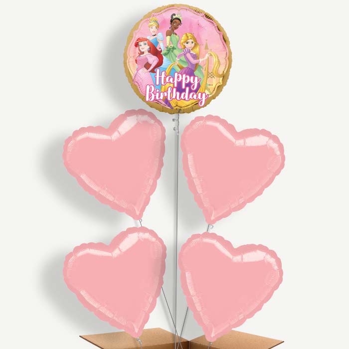 Disney Princess Birthday Helium Cluster Balloons | Party Save Smile