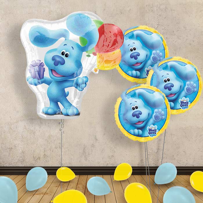 Blues Clues Helium Balloon Bouquet Delivered - Themed Bouquet and Latex | Party Save Smile
