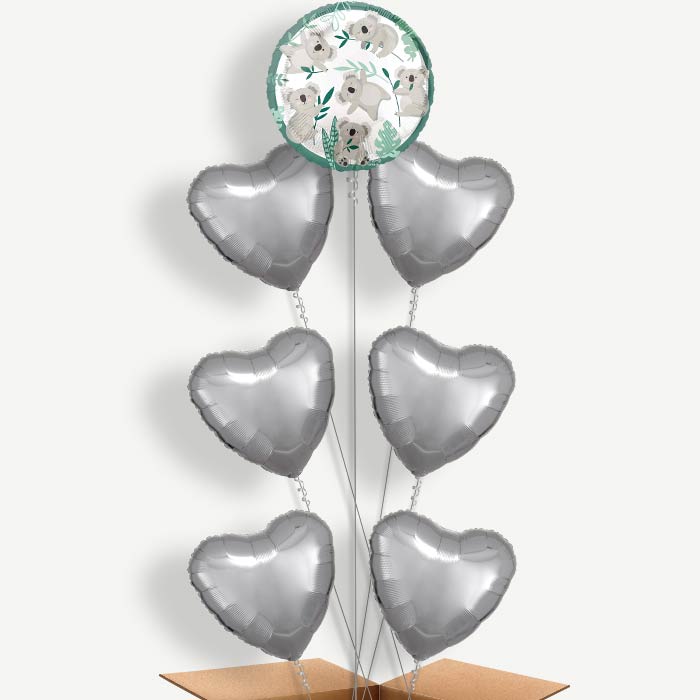 Koala Balloon Arrangement Inflated with Helium | Party Save Smile