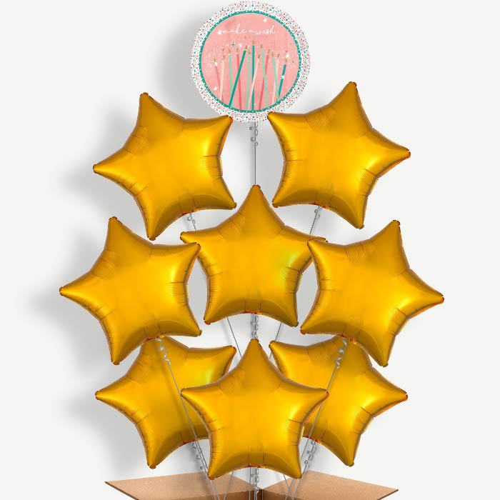 Happy Cake Day Birthday Helium Balloon Bundle | Party Save Smile