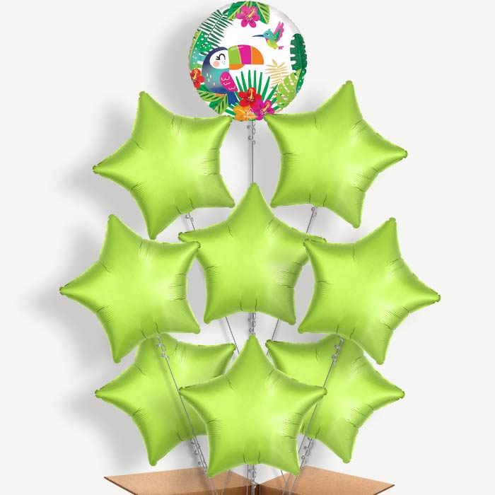 Tropical Paradise Summer Helium Balloon Bundle | Party Save Smile