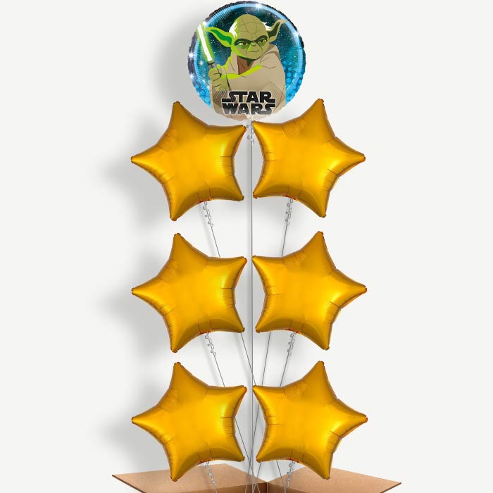 Star Wars Yoda Helium Balloon Arrangement | Party Save Smile