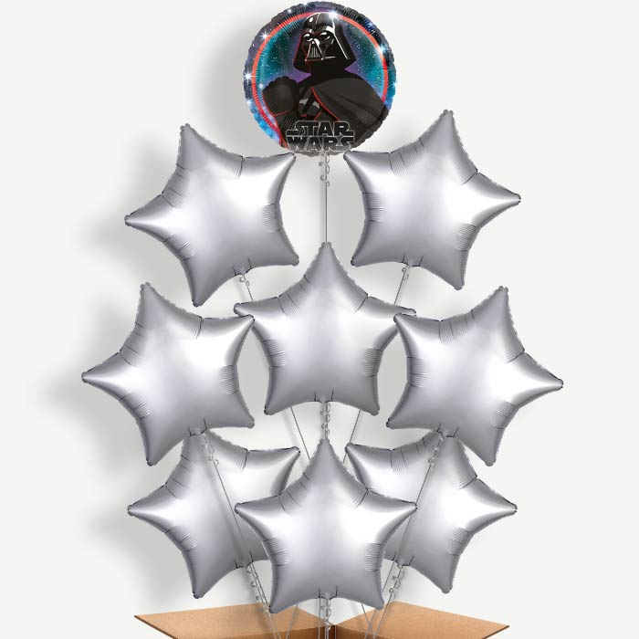 Darth Vader Balloon Bundle Inflated with Helium | Party Save Smile