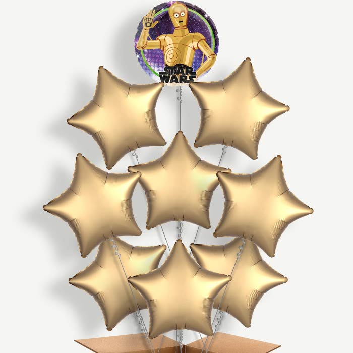 Star Wars C3-PO Helium Balloon Bundle | Party Save Smile