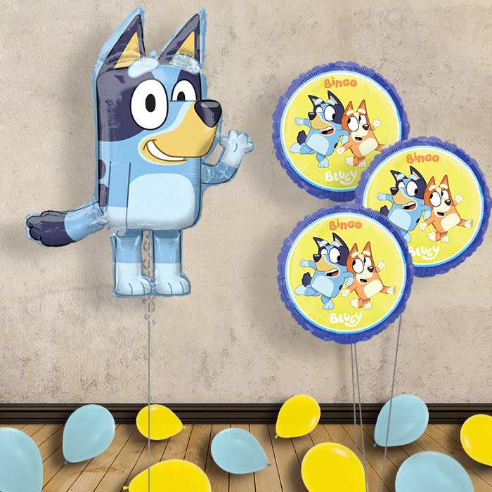 Bluey Helium Balloon Bouquet in a Box - Themed Bouquet and Latex | Party Save Smile