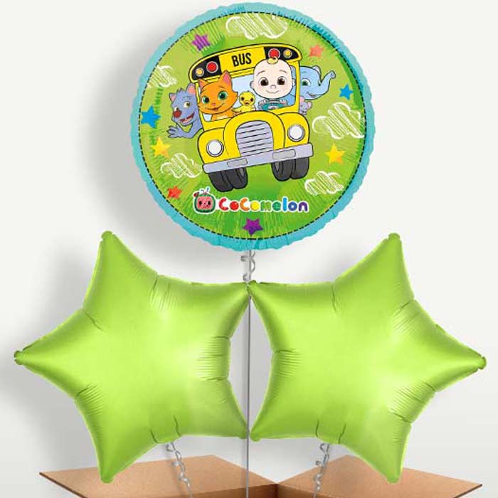 Cocomelon Bunch of Balloons inflated with Helium | Party Save Smile