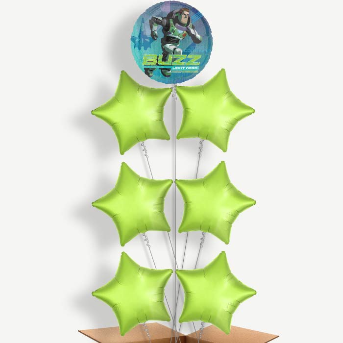 Buzz Lightyear Balloon Arrangement Inflated with Helium | Party Save Smile
