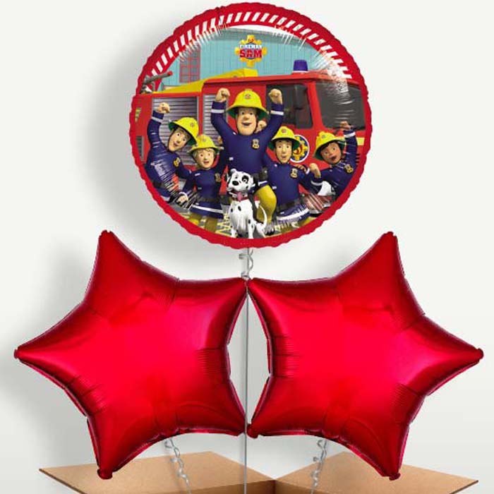 Fireman Sam & Friends Trio Balloon Bunch | Party Save Smile