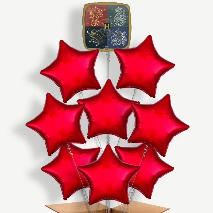 Harry Potter Hogwarts Crest Helium Balloon Bundle | Party Save Smile