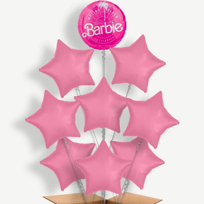 Barbie Malibu Beach Balloon Bundle Inflated with Helium | Party Save Smile