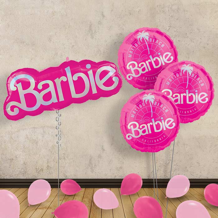 Barbie Shaped Balloon Bouquet Delivery - Themed Bouquet and Latex | Party Save Smile