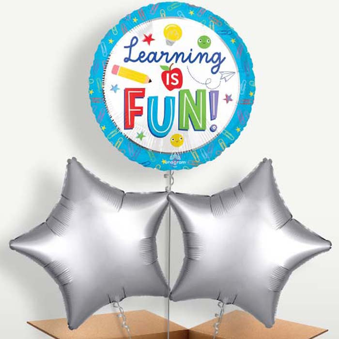 Best Teacher Ever Bunch of Balloons inflated with Helium | Party Save Smile