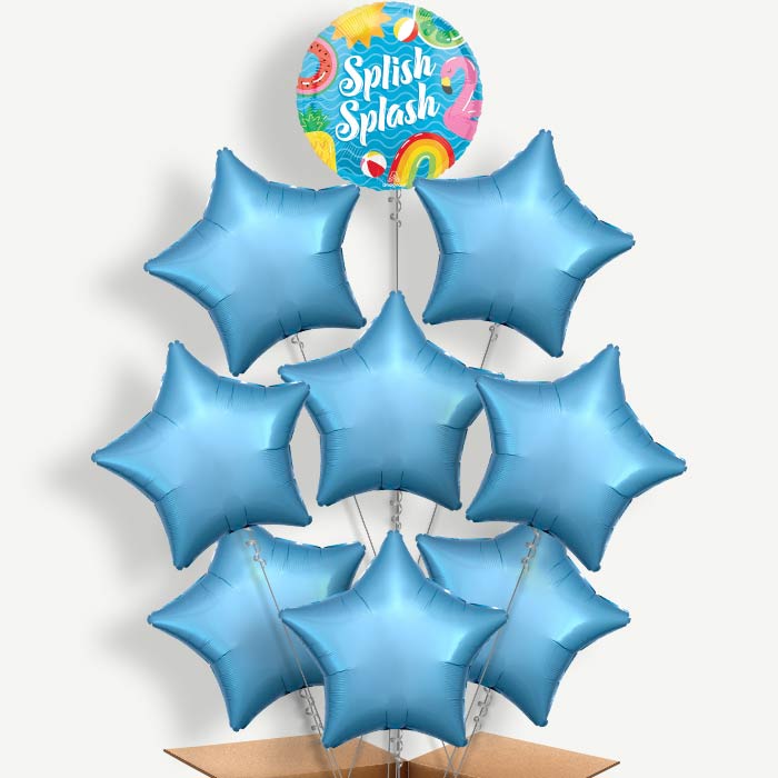 Pool Party Splish Splash Helium Balloon Bundle | Party Save Smile