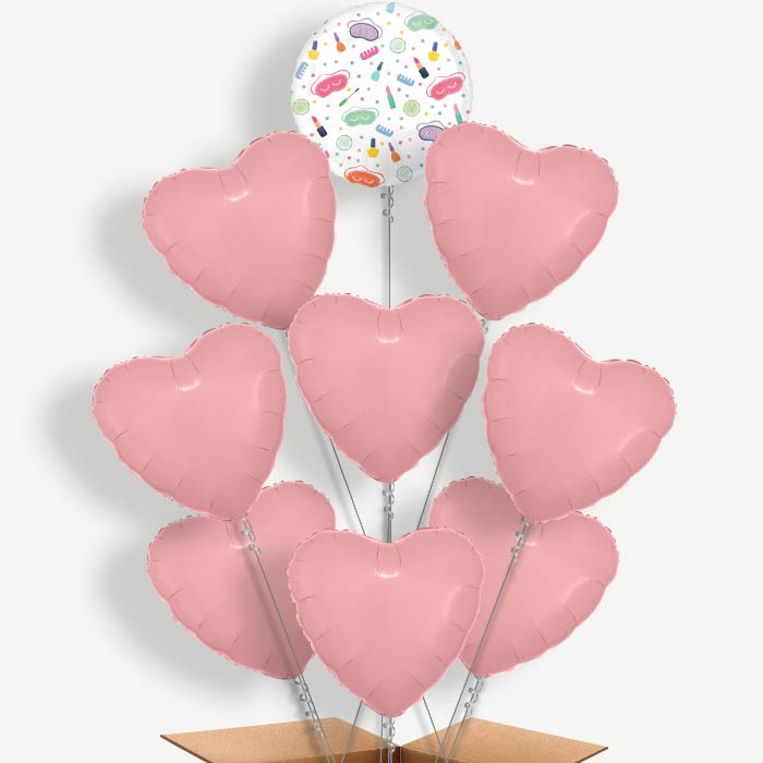 Make Up Balloon Bundle Inflated with Helium | Party Save Smile