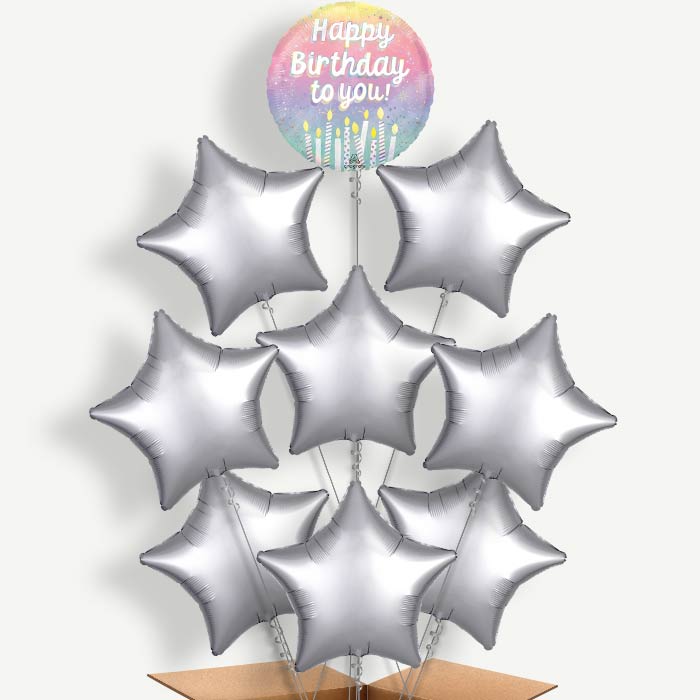 Birthday Cake Candles Happy Birthday To You Balloon Bundle | Party Save Smile
