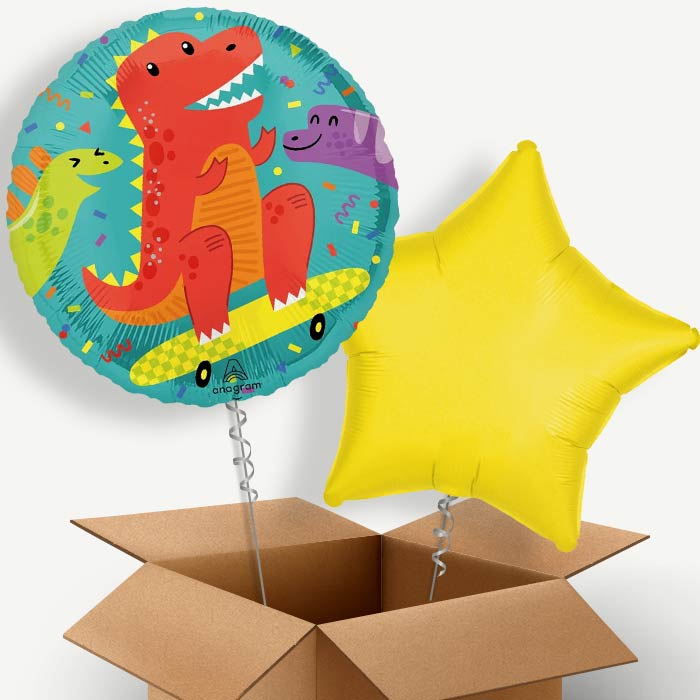 Cool Dinosaurs Helium Balloon Two | Party Save Smile