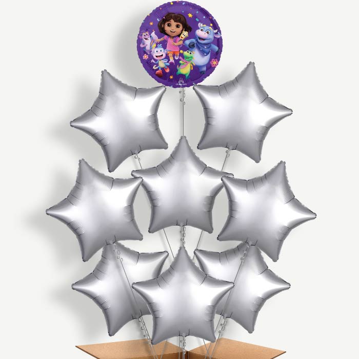 Dora the Explorer Balloon Bundle Inflated with Helium | Party Save Smile