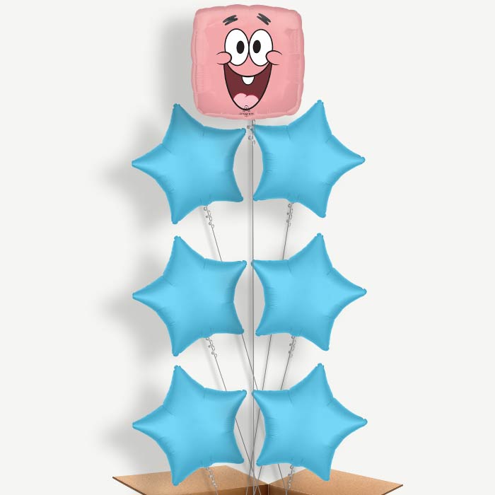 SpongeBob SquarePants & Patrick 7 Helium Balloon Arrangement