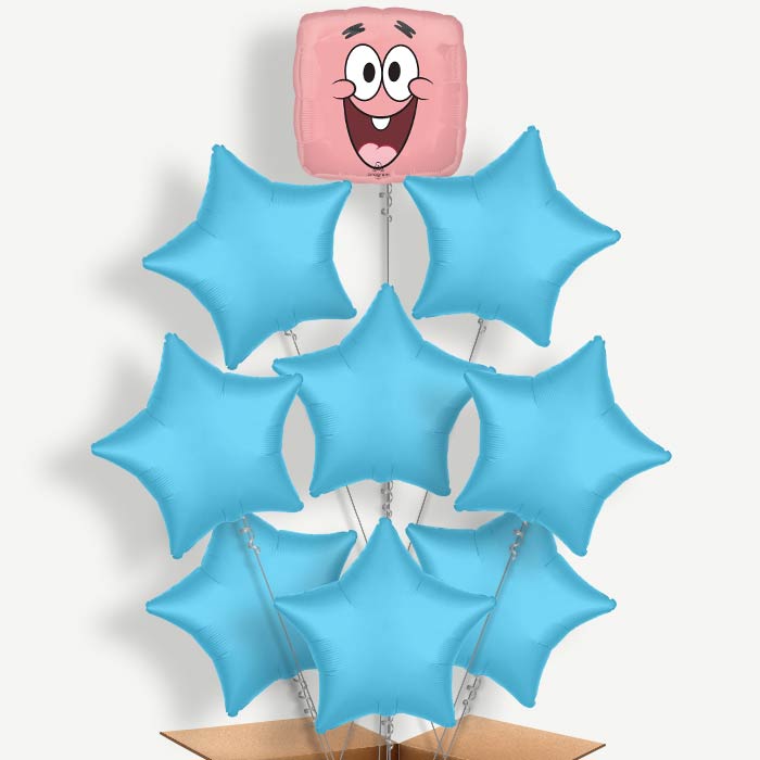 SpongeBob SquarePants & Patrick 9 Helium Balloon Bundle