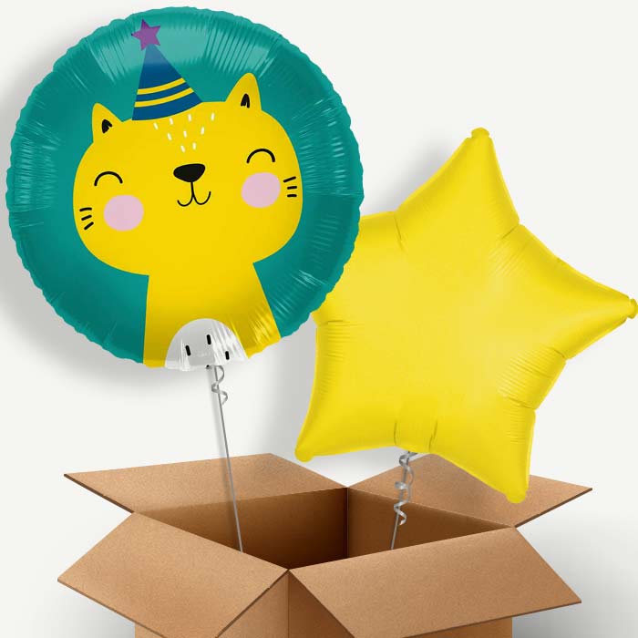Party Cheetah Safari Helium Balloon Two | Party Save Smile
