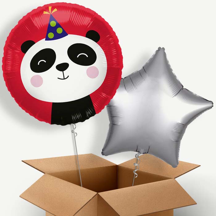 Party Panda Helium Balloon Two | Party Save Smile