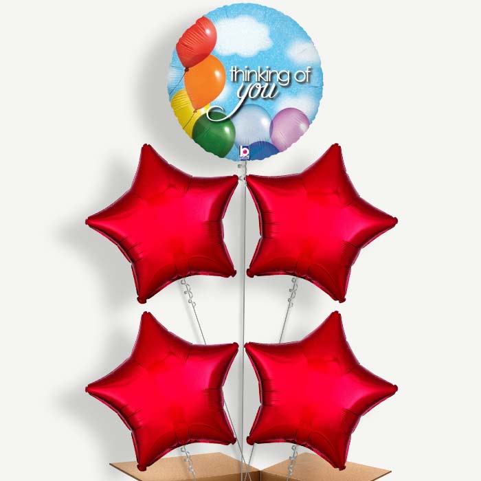 Thinking of You Helium Balloon Cluster | Party Save Smile