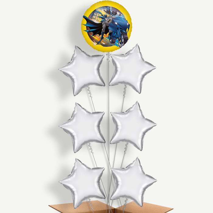 Batman Rogue Rage Balloon Arrangement Inflated with Helium | Party Save Smile