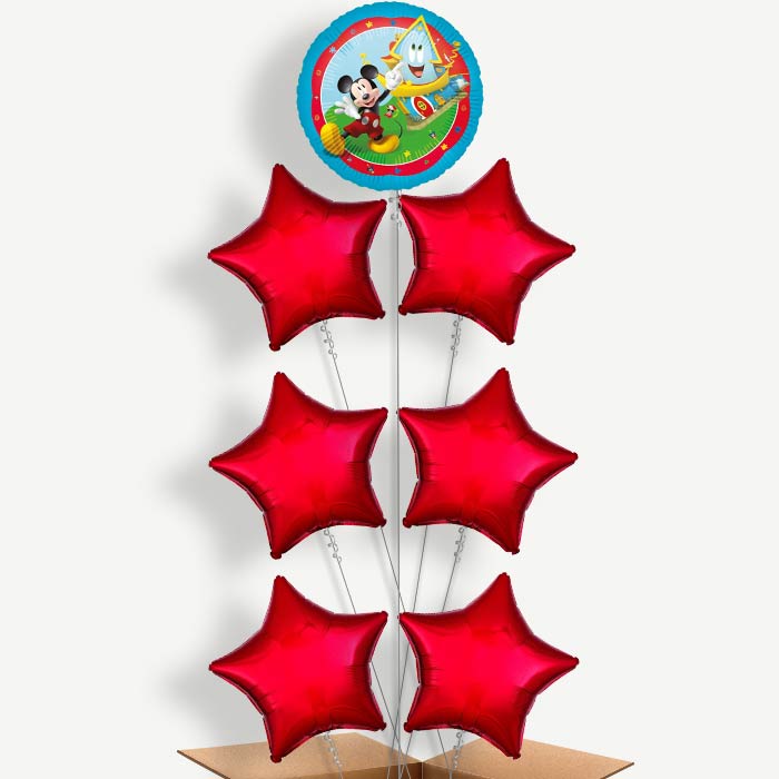 Mickey Mouse Rock the House Helium Balloon Arrangement | Party Save Smile