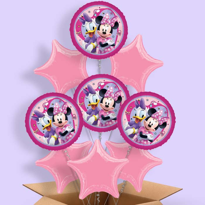 Minnie Mouse and Daisy Helium Balloon in a Box - 9 Balloon | Party Save Smile