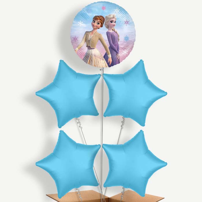 Frozen 2 Balloon Cluster Inflated with Helium | Party Save Smile