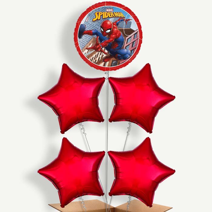 Ultimate Spiderman Helium Cluster Balloons | Party Save Smile
